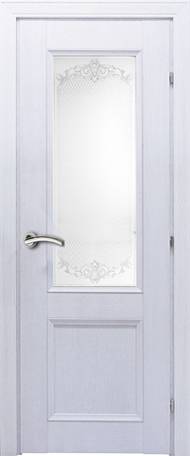 межкомнатная дверь Краснодеревщик «Модель 33.24sp» (Стекло Денор, Белый)