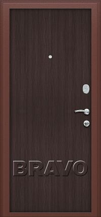 Стальная дверь Bravo серия «Оптим Декор» Door Out 201 Wenge Veralinga вид изнутри
