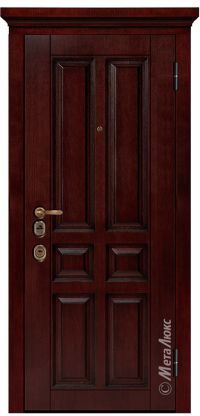 Стальная дверь МетаЛюкс «М1701/10» вид снаружи