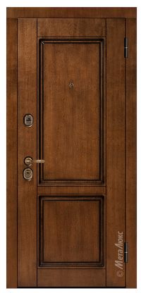 Стальная дверь МетаЛюкс «М428/9» вид снаружи