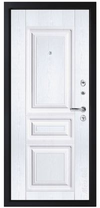 Стальная дверь МетаЛюкс «М36» вид изнутри