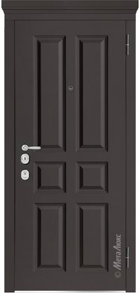 Стальная дверь МетаЛюкс «М1001/1 E» вид снаружи