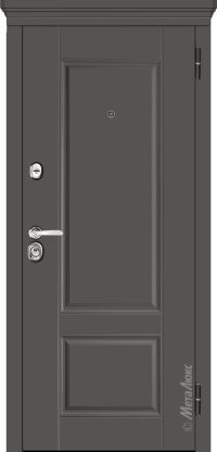 Стальная дверь МетаЛюкс «М730/4 Z» вид снаружи