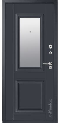 Стальная дверь МетаЛюкс «М34/7 Z» вид изнутри