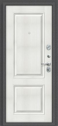 Стальная дверь el'Porta серия «Porta S» Porta S 104.К32 Антик Серебро/Bianco Veralinga вид изнутри