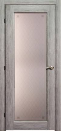 межкомнатная дверь Краснодеревщик «Модель 63.40» (Стекло Пико, Дуб пепельный)