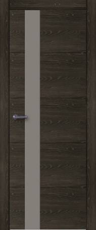 межкомнатная дверь Краснодеревщик «Модель 701» (Вклеенное стекло, Дуб шварц)