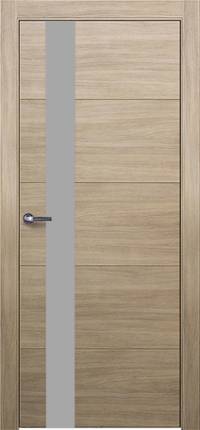 межкомнатная дверь Краснодеревщик «Модель 701» (Вклеенное стекло, Дуб серо-зеленый)