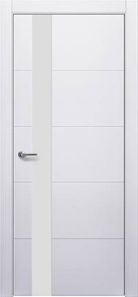 межкомнатная дверь Краснодеревщик «Модель 701» (Вклеенное стекло, Белый)