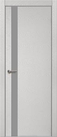межкомнатная дверь Краснодеревщик «Модель 701sh» (Вклеенное стекло, Светло-серый)