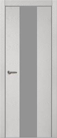 межкомнатная дверь Краснодеревщик «Модель 704sh» (Вклеенное стекло, Светло-серый)