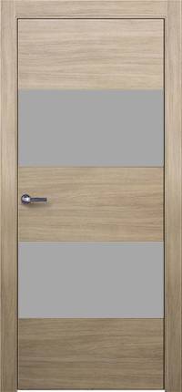 межкомнатная дверь Краснодеревщик «Модель 705» (Вклеенное стекло, Дуб серо-зеленый)
