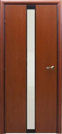 межкомнатная дверь Краснодеревщик «Модель 73.04» (Вклеенное стекло, Бразильская груша)