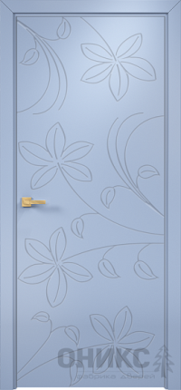 межкомнатная дверь Оникс «Концепт» (глухое полотно, Эмаль голубая, рис 14)