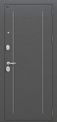 Стальная дверь Groff серия «Тechnics» T2-220 Wenge Veralinga вид снаружи