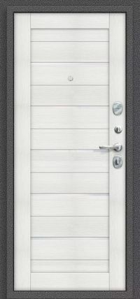 Стальная дверь el'Porta серия «Porta S» Porta S 104.П22 Антик Серебро/Bianco Veralinga вид изнутри