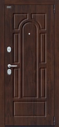 Стальная дверь el'Porta серия «Porta S» Porta S 55.К12 Almon 28/Nordic Oak вид снаружи