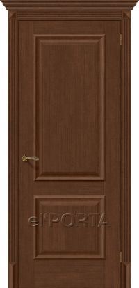 межкомнатная дверь el'Porta «Классико-12» (Без стекла, Brown Oak)