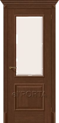 межкомнатная дверь el'Porta «Классико-13» (Стекло «Magic Fog», Brown Oak)