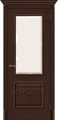 межкомнатная дверь el'Porta «Классико-13» (Стекло «Magic Fog», Thermo Oak)