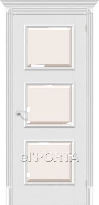 межкомнатная дверь el'Porta «Классико-17.3» (Стекло «Magic Fog», Virgin)