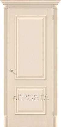межкомнатная дверь el'Porta «Классико-12» (Без стекла, Ivory)