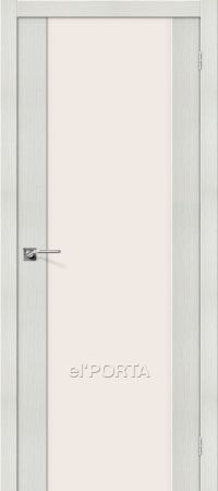 межкомнатная дверь el'Porta «Порта-13» (Стекло «Magic Fog», Bianco Veralinga)