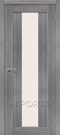 межкомнатная дверь el'Porta «Порта-25 alu» (Стекло «Magic Fog», 3D Grey)