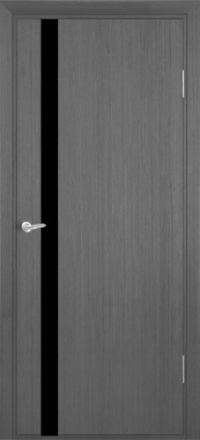 межкомнатная дверь Оникс «Верона» (остекленная, серый дуб)