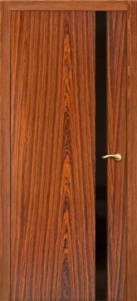 межкомнатная дверь Оникс «Верона» (остекленная, бразильский палисандр)