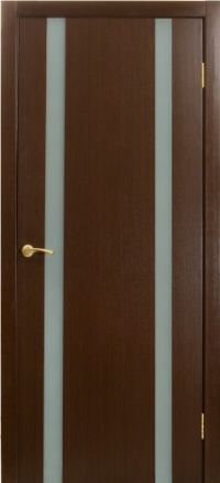 межкомнатная дверь Оникс «Верона-2» (остекленная светлая, венге)