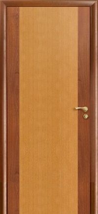 межкомнатная дверь Оникс «Комби» (грухая, красное дерево-анегри)