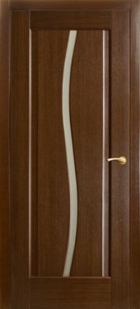 межкомнатная дверь Оникс «Корсика» (остекленная, венге)
