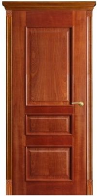 межкомнатная дверь Оникс «Версаль» (глухая трехфиленчатая, красное дерево)