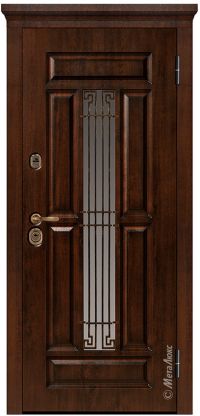 Стальная дверь МетаЛюкс «СМ762» вид снаружи