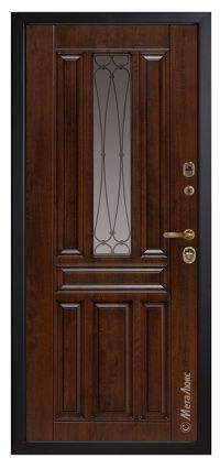 Стальная дверь МетаЛюкс «СМ763» вид изнутри