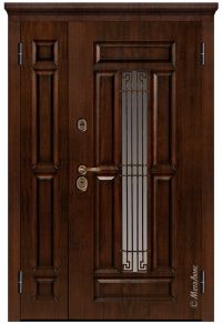 Стальная дверь МетаЛюкс «СМ862/1» вид снаружи