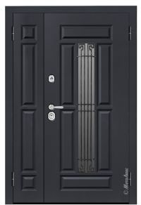 Стальная дверь МетаЛюкс «СМ862/2» вид снаружи