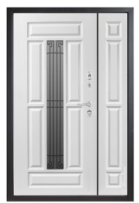 Стальная дверь МетаЛюкс «СМ862/3» вид изнутри