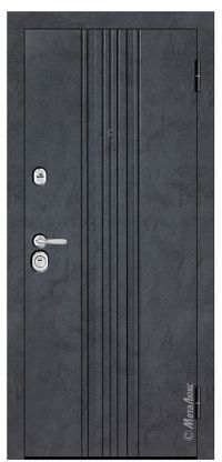 Стальная дверь МетаЛюкс «М715» вид снаружи