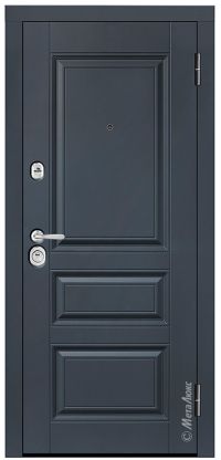 Стальная дверь МетаЛюкс «М709/35» вид снаружи