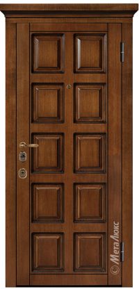Стальная дверь МетаЛюкс «М1700/9» вид снаружи