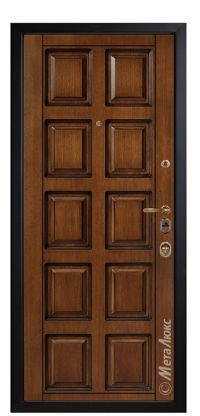 Стальная дверь МетаЛюкс «М1700/9» вид изнутри