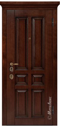 Стальная дверь МетаЛюкс «М1701/7 Е2» вид снаружи