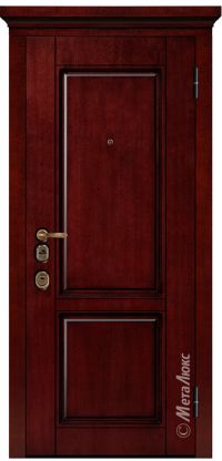 Стальная дверь МетаЛюкс «М1706/4 E2» вид снаружи