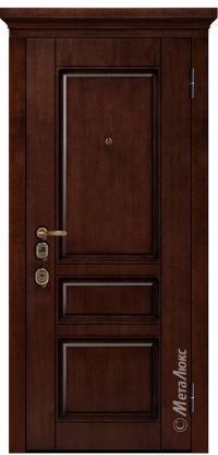 Стальная дверь МетаЛюкс «М1707/6 Е2» вид снаружи