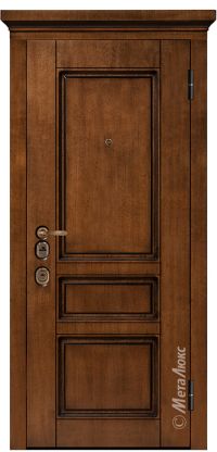 Стальная дверь МетаЛюкс «М1707/9» вид снаружи