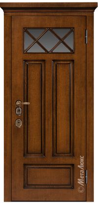 Стальная дверь МетаЛюкс «СМ1709/3 Е2» вид снаружи