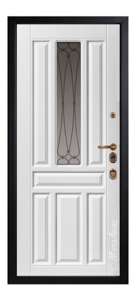 Стальная дверь МетаЛюкс «СМ1711/1 Е2» вид изнутри
