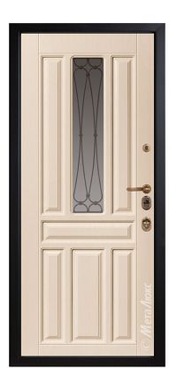 Стальная дверь МетаЛюкс «СМ1711/15» вид изнутри